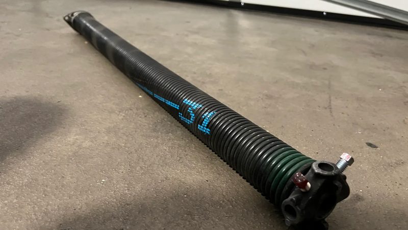 Broken Spring Repair by Nate's Garage Doors